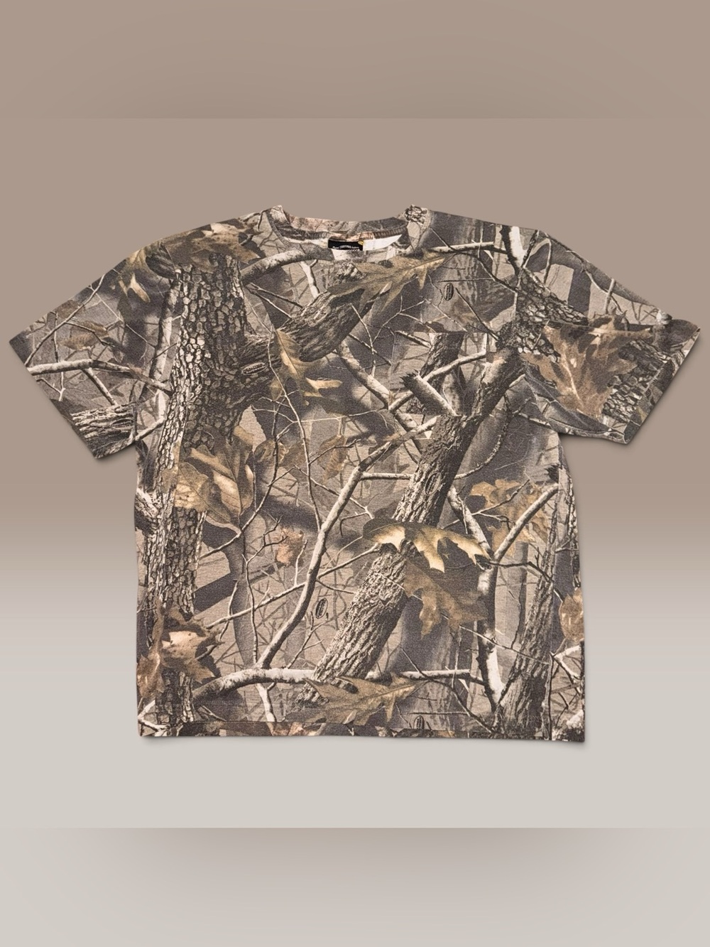 Vintage Y2K Winchester Rugged Sportsman Realtree Hardwoods Camo T-Shirt Large